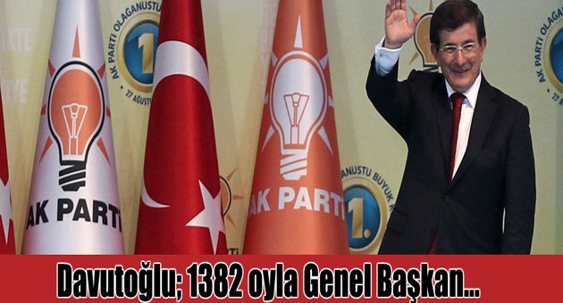 1382 oyla Genel Başkan