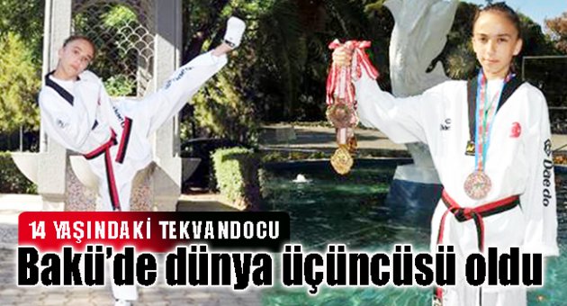 14 yaşında dünya üçüncüsü oldu