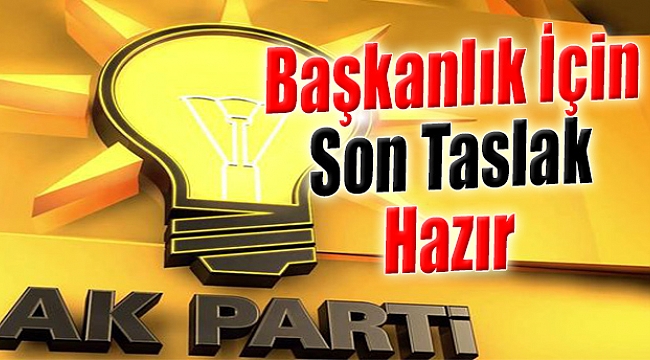 Başkanlık için son taslak hazır