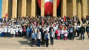 Rotaryenler Atatürk İçin Mevlit Okutup 350 Çocuğu Anıtkabir'e Götürdü