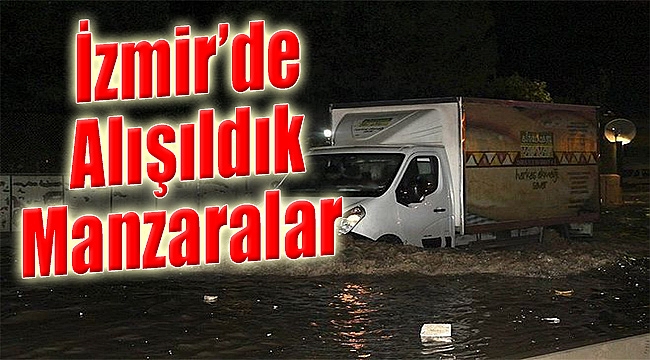 Sağanak yağış nedeniyle alt geçitleri su bastı