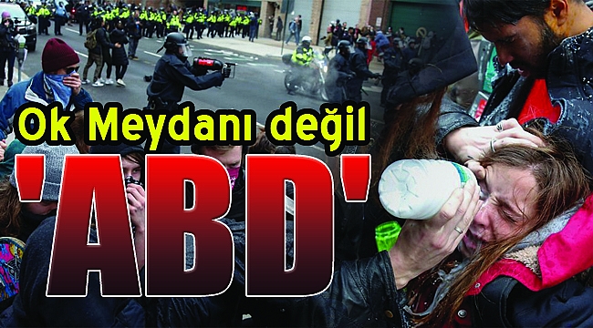 ABD'de göstericilere acımıyorlar!