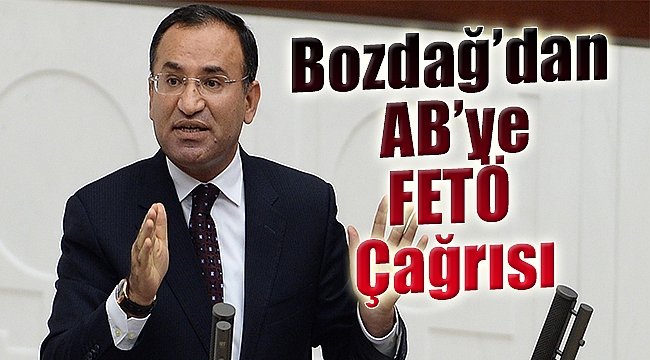 Bozdağ’dan AB’ye FETÖ çağrısı