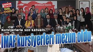 İMAF kursiyerleri mezun oldu