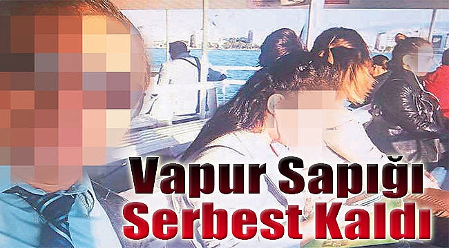 Vapur sapığı serbest kaldı