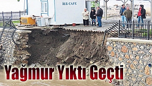 Yağmur yıktı geçti