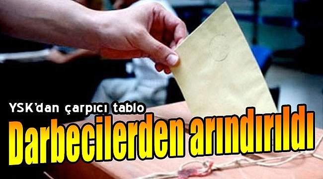 YSK'dan çarpıcı tablo: Temiz sandık