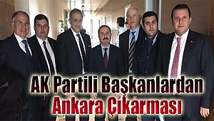 AK Partili başkanlardan Ankara mesaisi: Projeleri anlattılar