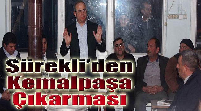 AK Partili Sürekli’den Kemalpaşa çıkarması