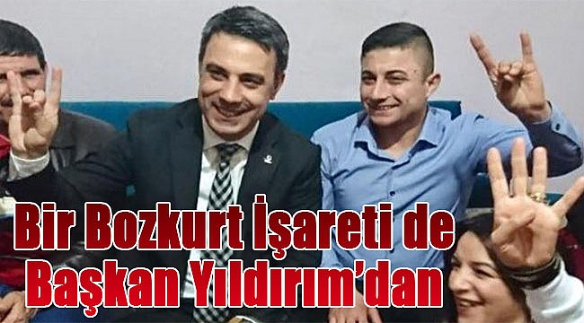 Bir bozkurt işareti de AK Parti Konak’ın Başkanı’ndan!