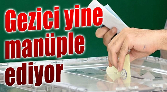 Gezici manipülasyona başladı: "İşte referandum anket sonuçları!"