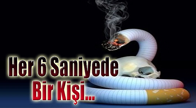 Her 6 saniyede bir kişi...