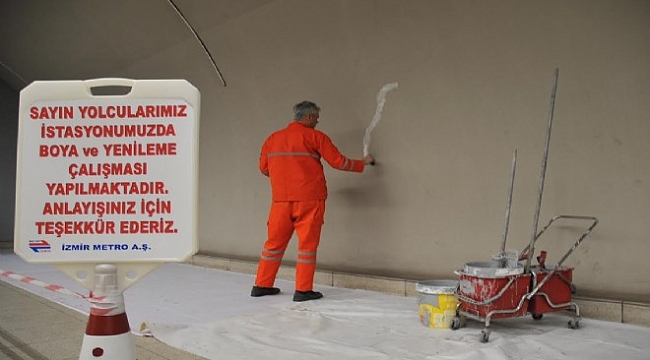 İzmir Metrosu'nda bakım zamanı!