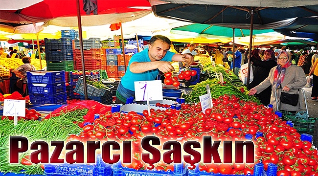 Pazarcı şaşkın