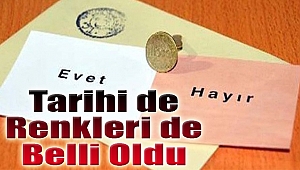 Tarihide renkleri de belli oldu