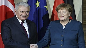 Yıldırım ve Merkel’den 50 dakikalık zirve