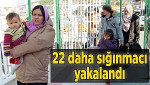 22 daha sığınmacı yakalandı