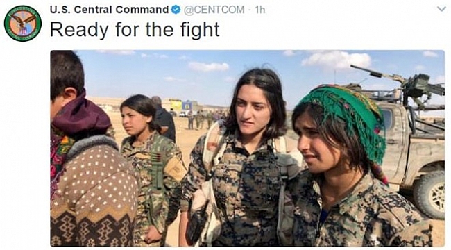 ABD Ordusu'ndan tepki çeken YPG tweetleri!