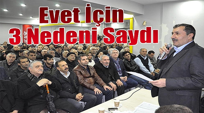 AK Parti İzmir Koordinatörü 'evet' için 3 ana nedeni saydı!