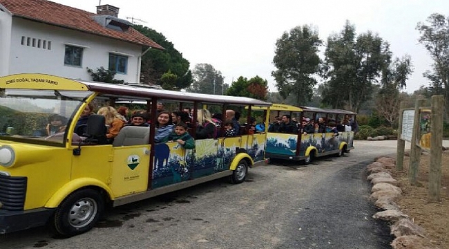 Foça'nın 'özel çocukları'na Doğal Yaşam Parkı gezisi