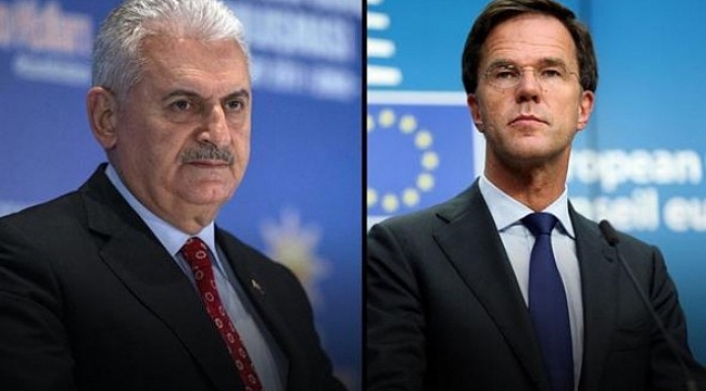 Hollanda basınından flaş iddia! Yıldırım ve Rutte...