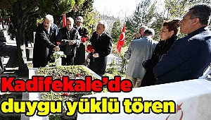 Kadifekale'de duygu yüklü tören