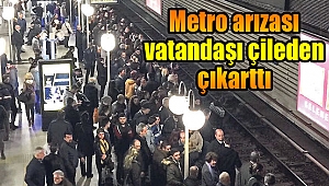 Metro arızası vatandaşı çileden çıkarttı