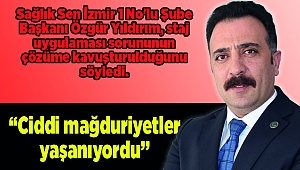 Sağlıkçıların staj sorunu çözüme kavuştu