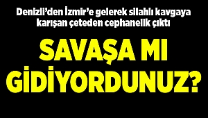 Savaşa mı gidiyordunuz?