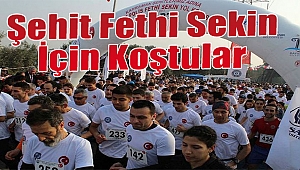 Şehit Fethi Sekin için koştular