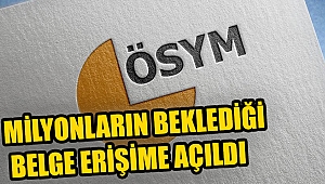 YGS giriş belgeleri erişime açıldı