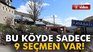 9 seçmenli köy!