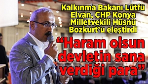 Bakan Elvan: “Haram olsun devletin sana verdiği para”