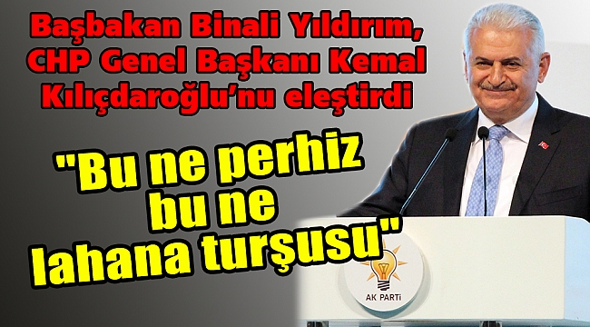 "Bu ne perhiz bu ne lahana turşusu"