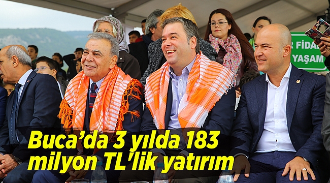 Buca’da 3 yılda 183 milyon TL'lik yatırım