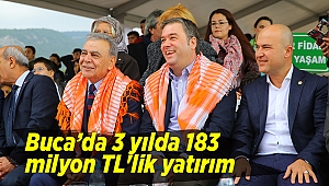 Buca’da 3 yılda 183 milyon TL'lik yatırım