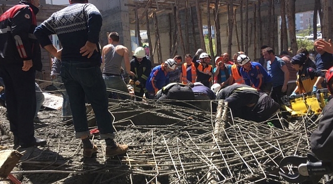 Cami inşaatı çöktü