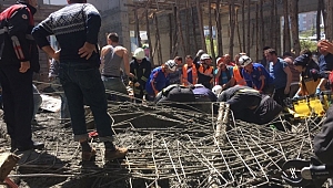 Cami inşaatı çöktü