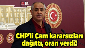 CHP'li Çam kararsızları dağıttı, oran verdi!