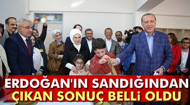 Cumhurbaşkanı Erdoğan'ın oy kullandığı sandıktan 205 “evet” çıktı