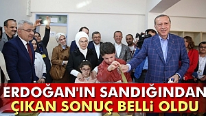 Cumhurbaşkanı Erdoğan'ın oy kullandığı sandıktan 205 “evet” çıktı