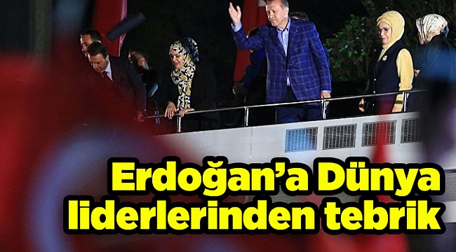 Erdoğan’a dünya liderlerinden tebrik