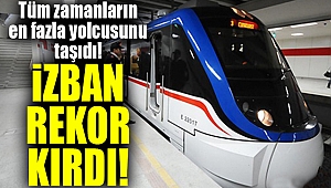 İZBAN rekor kırdı!