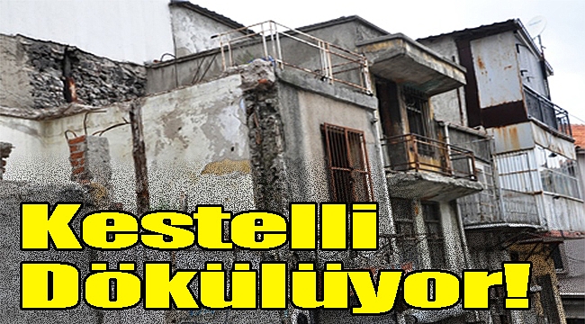 Kestelli dökülüyor