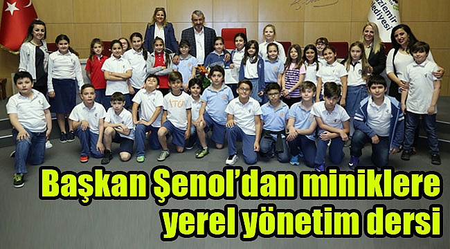 Başkan Şenol’dan miniklere yerel yönetim dersi