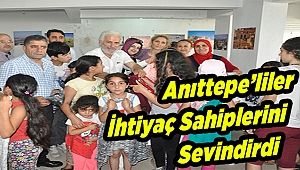 Anıttepe’liler ihtiyaç sahiplerini sevindirdi