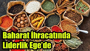 Baharat ihracatında liderlik Ege'de