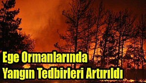 Ege ormanlarında yangın tedbirleri artırıldı