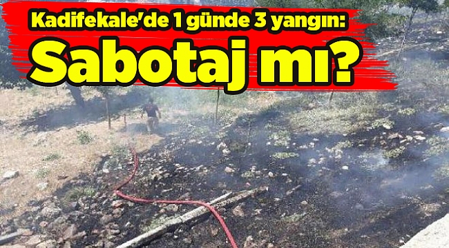 Kadifekale'de 1 günde 3 yangın: Sabotaj mı?