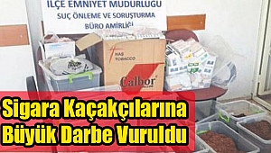 Sigara kaçakçılarına büyük darbe vuruldu